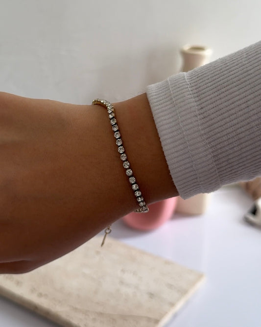 Sylvie Rhinestone Bracelet/Anklet