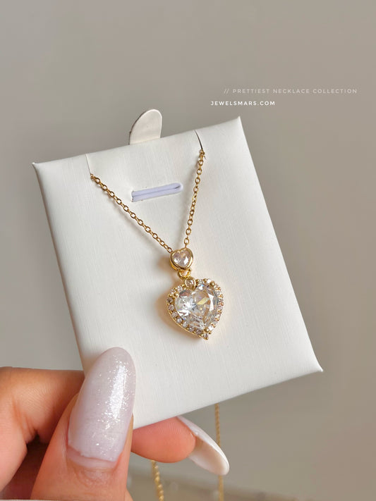 Heart Solitaire Necklace