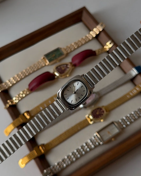 Metro Minimalist Ribbed Watch