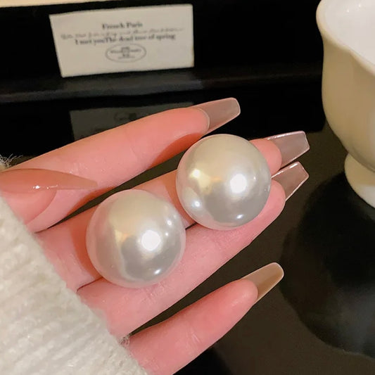 Korean Pearl Stud Earrings