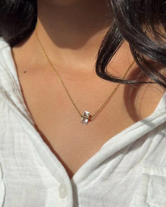 Not so basic! Clear Necklace