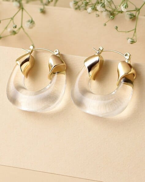 Iconic Clear Hoop Earrings