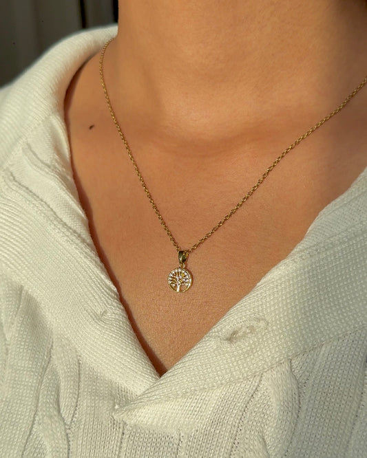 Minimal Divine Tree Necklace