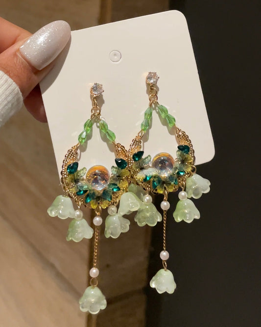 Green Forest Dreamy Earrings
