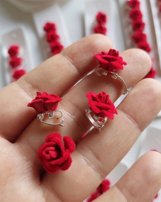 Crimson Muse Rose hair pins (pack of 8)