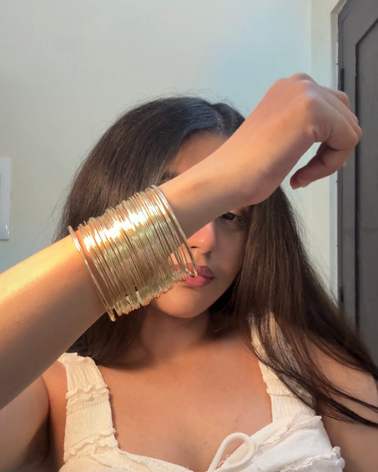 Coil Statement Cuff Bracelet