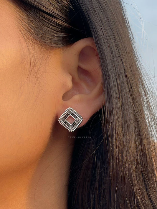 Bohemian Squares Small Earrings