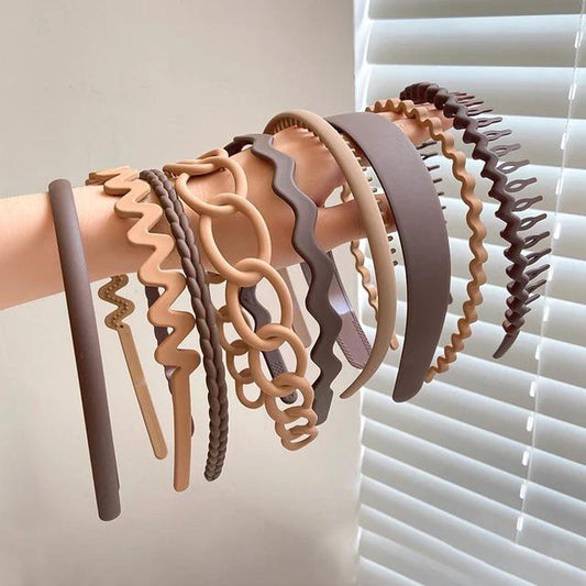 Combo of 9 hair bands - browns (₹25 each only)