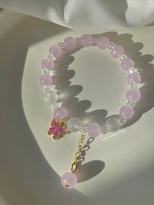 Fly high Butterfly Bracelet- purple