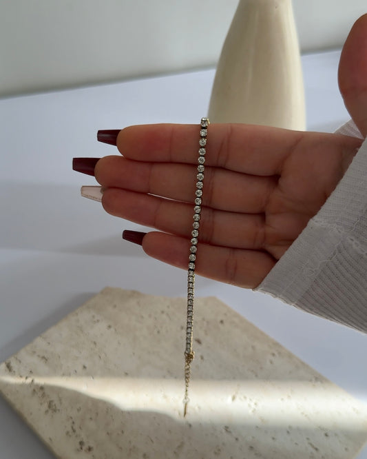 Sylvie Rhinestone Bracelet/Anklet