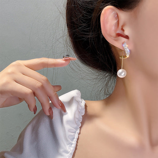 Korean Wing Stud Earrings- can be worn in multiple ways