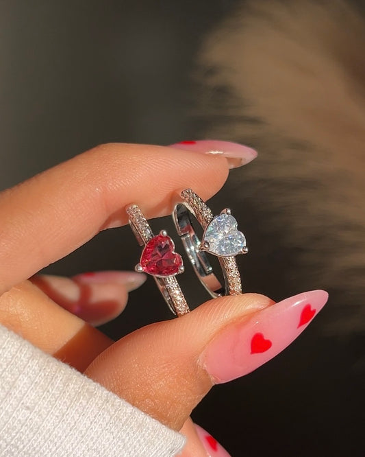 Melody Hearts Bestie Rings