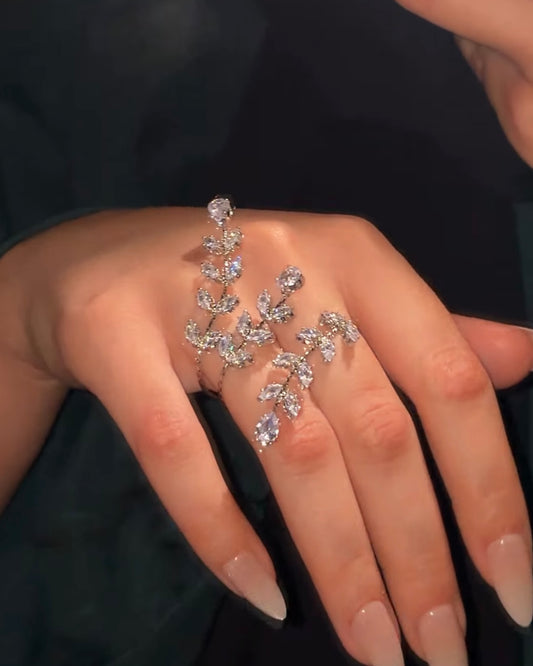 Petal Halo Elegant Hand Jewellery