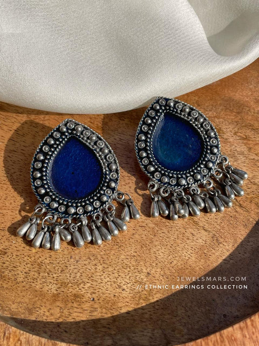 Heena Earrings- blue