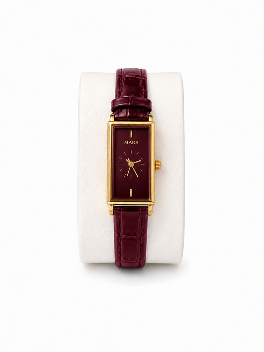 The Maroon Duchess Vintage Watch