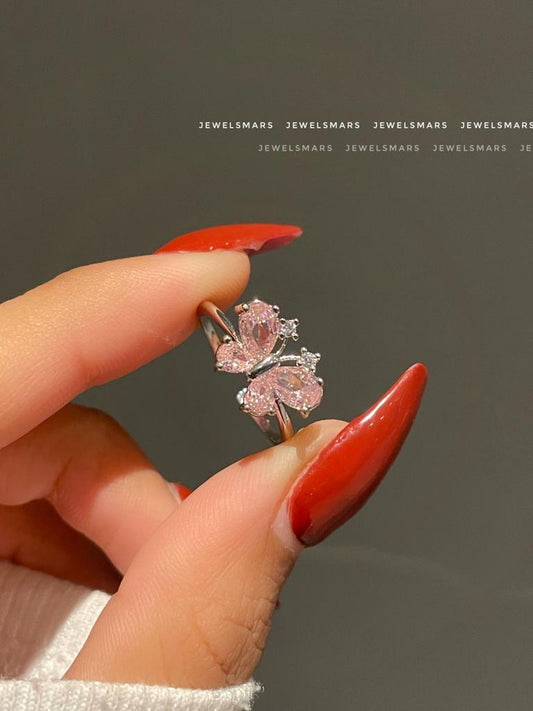 Little Butterfly Ring- pink