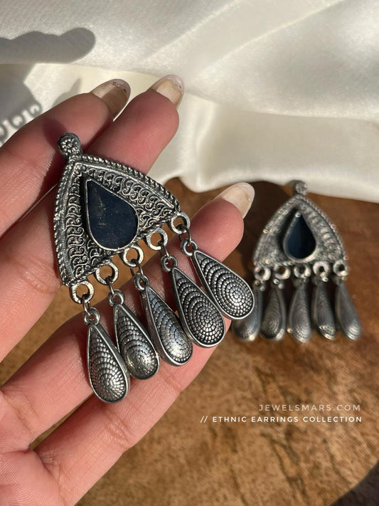 Mohini Oxidised Earrings