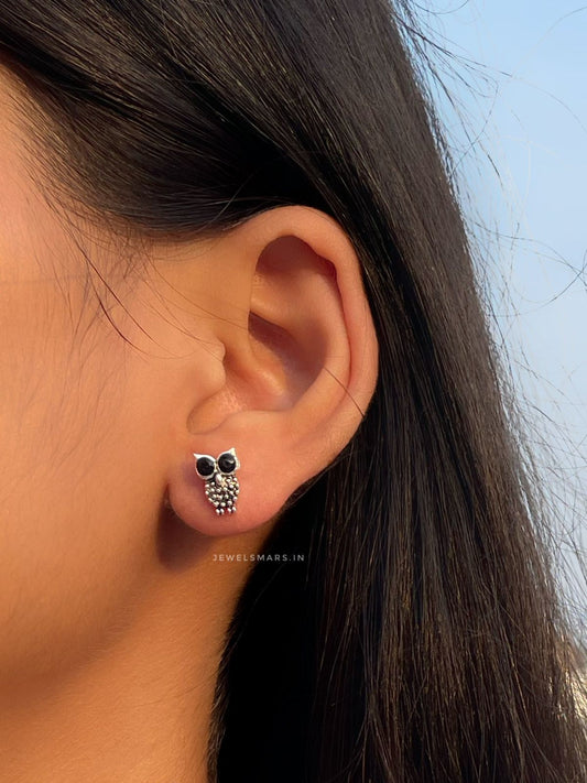 Ullu Small Earrings- black
