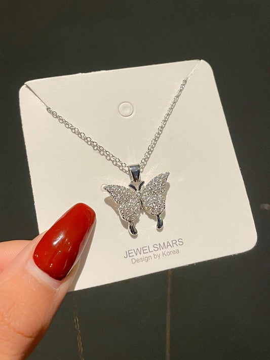Fairy Butterfly Necklace (stainless steel)