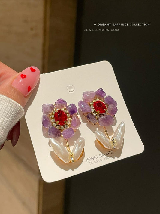 Floral Fantasy Earrings