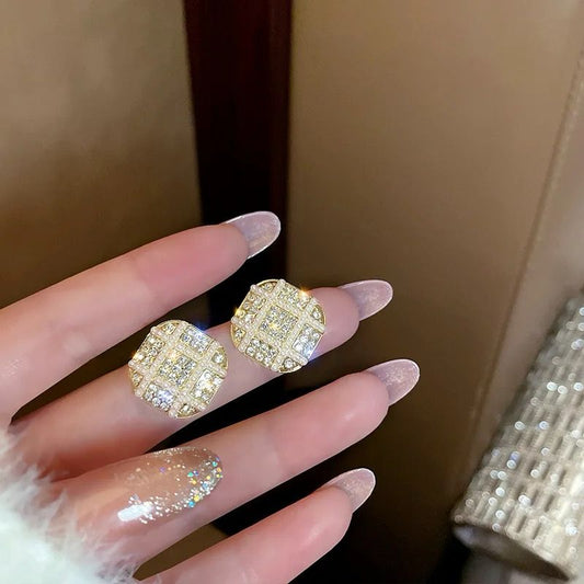 French Pearl Statement Stud Earrings