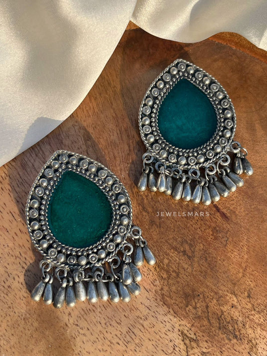 Heena Earrings- green