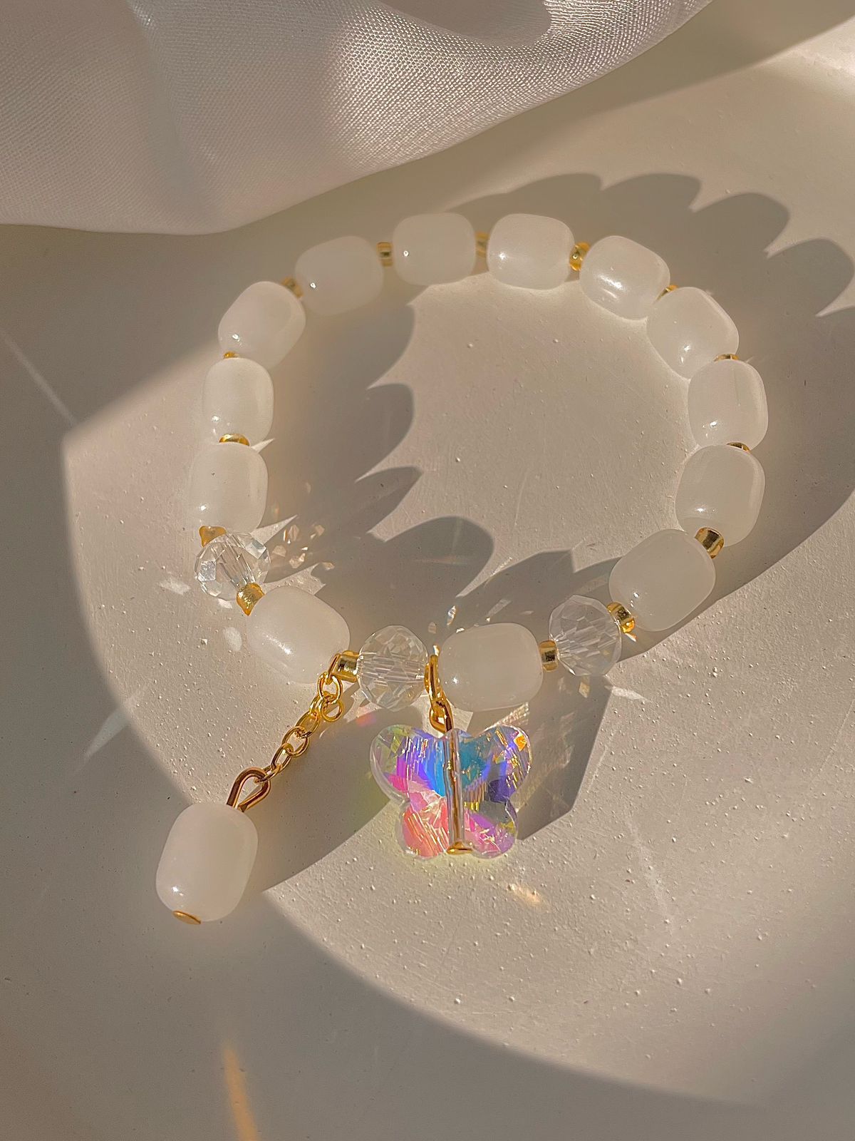 Fairy Butterfly Bracelet- white