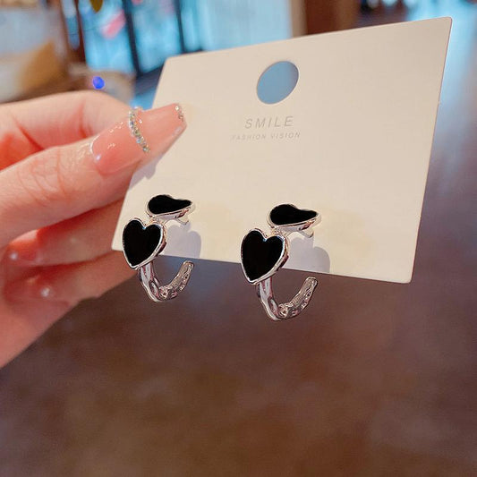 Heart Hoop Earrings