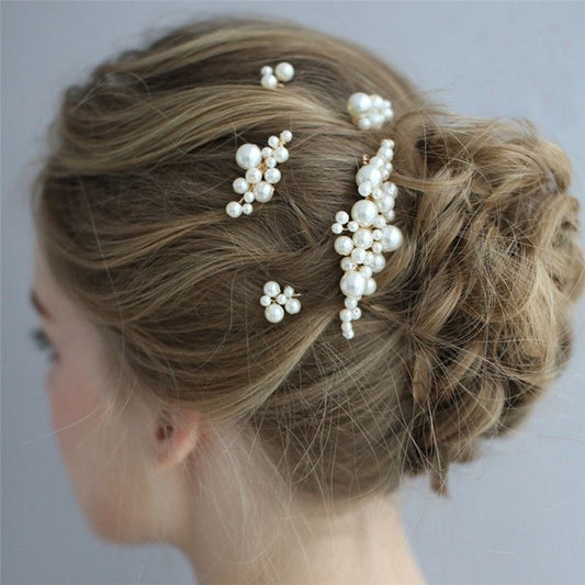 Pack of 5 Pearl Hair accessories