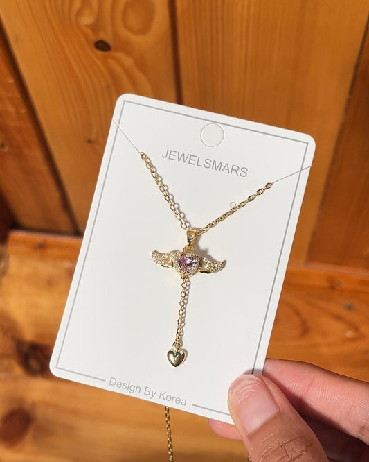 Angel Wings Necklace- golden