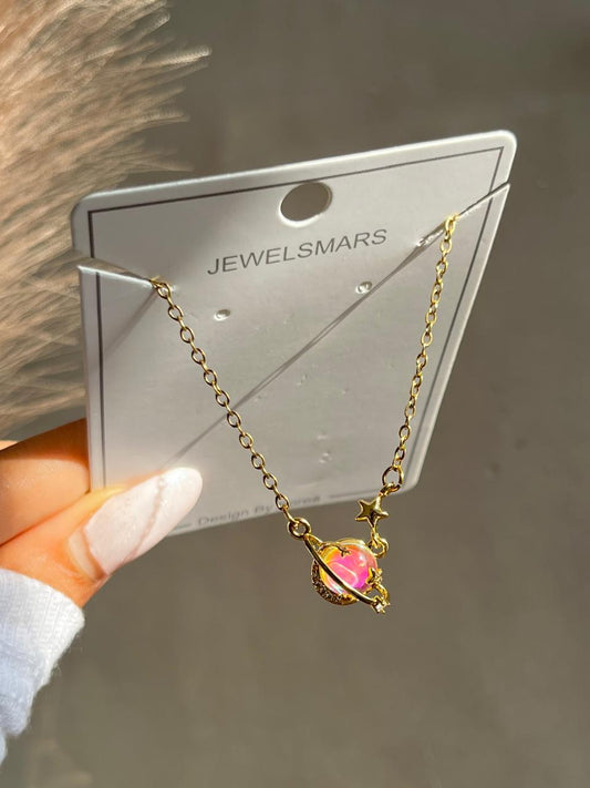 Dreamy Saturn Necklace