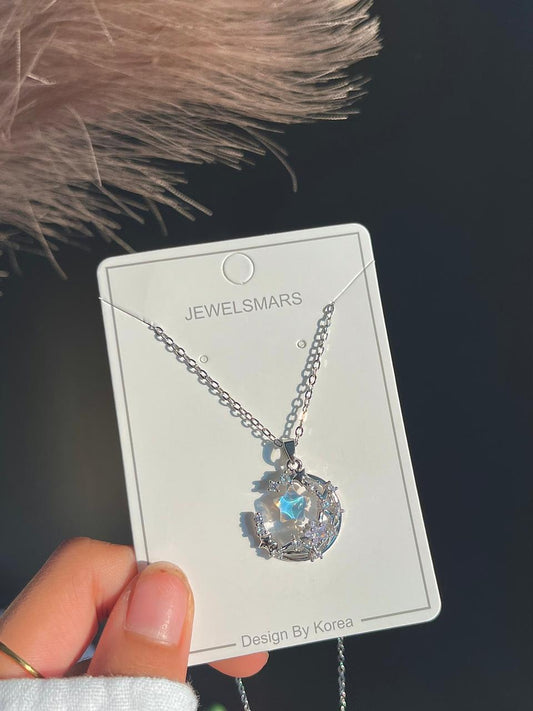 Dreamy Galaxy Necklace- silver