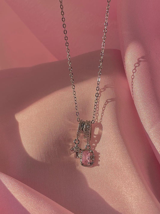 Stardust Necklace- pink