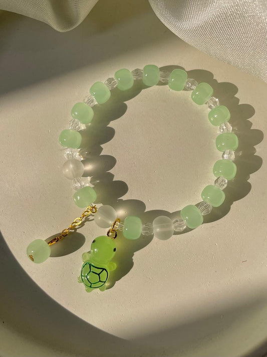 Cute Turtle Bracelet- green