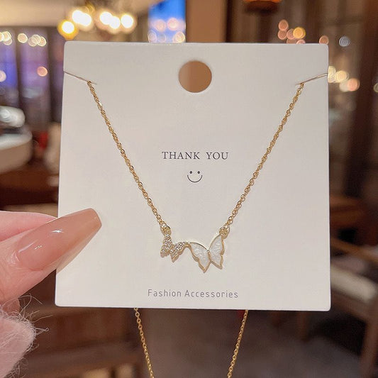 Twin Butterfly Necklace