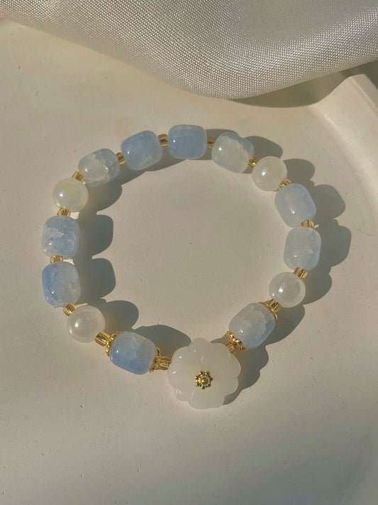 Dream Blue Floral Bracelet