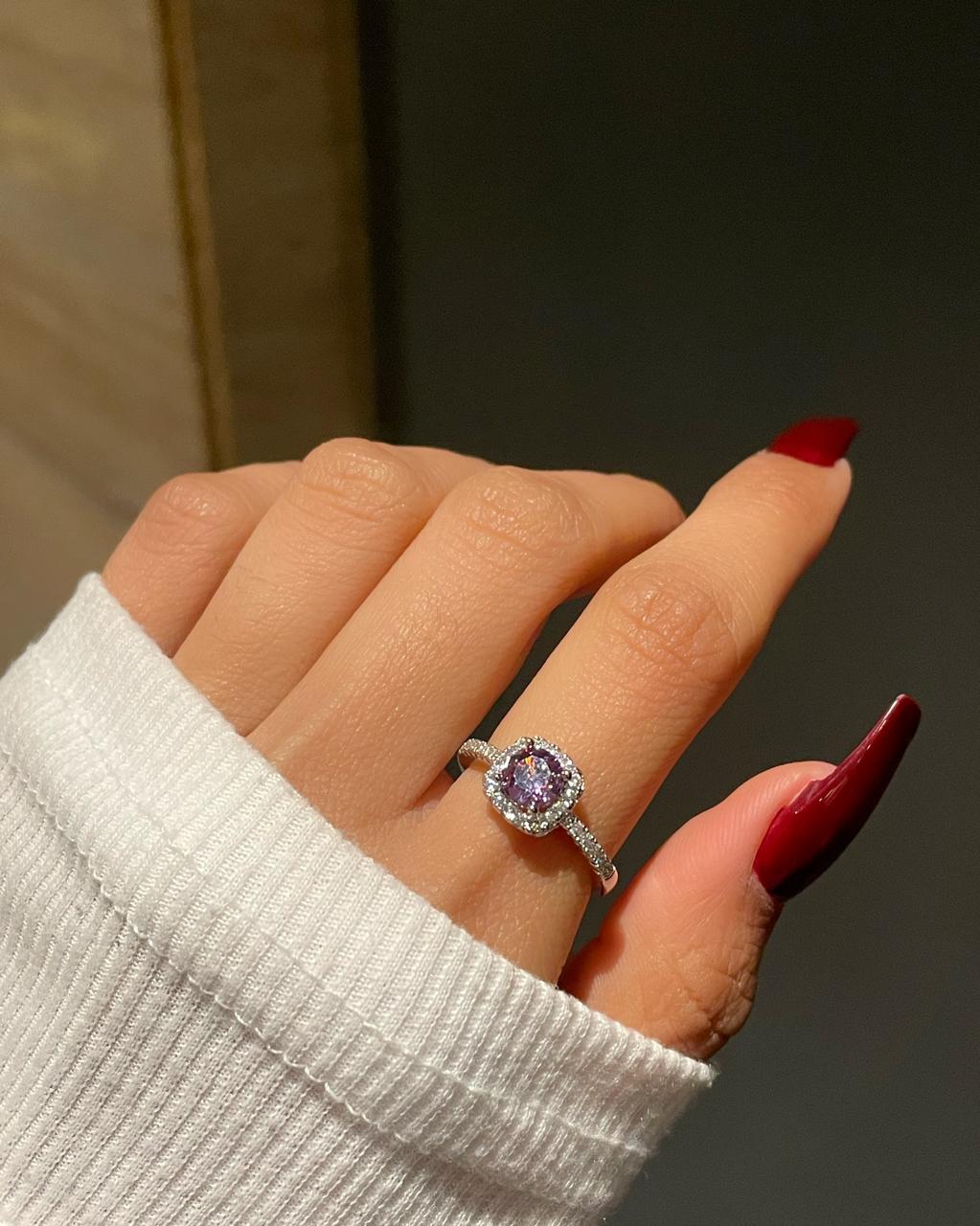 Promise Ring purple – Jewelsmars - Main Image
