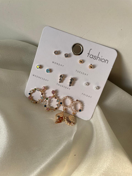 Sea Struck Earrings Combo