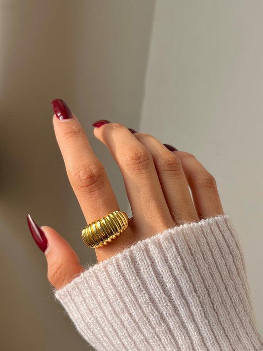 Croissant Statement Ring