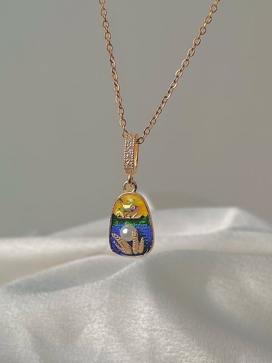 Feather whispers Necklace