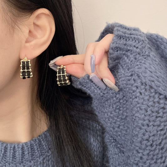 Very Black Velvet earrings