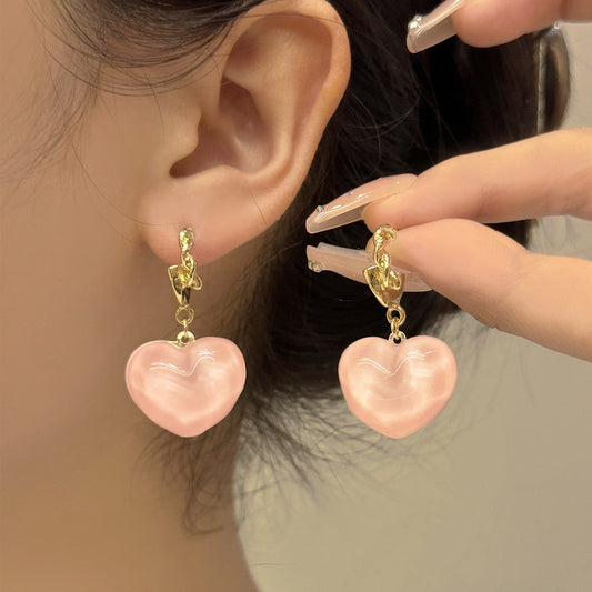 Swipe Right! Pink Earrings