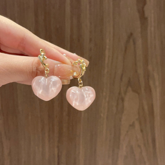 Swipe Right! Pink Earrings