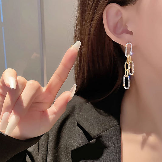 Linked with Spark Earrings