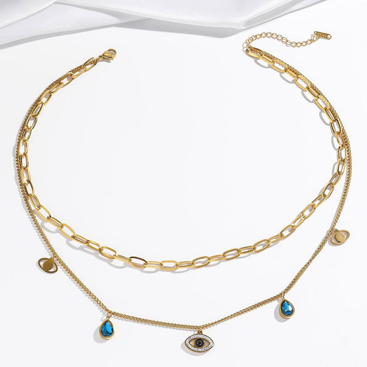 Eyes on You Evil Eye Necklace