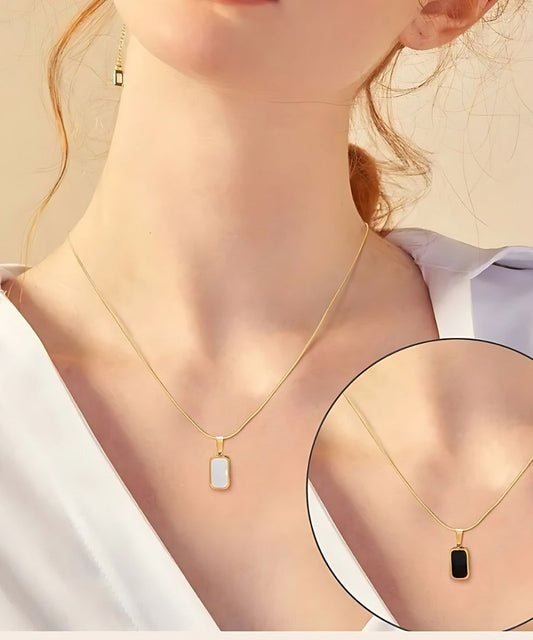 Monochrome Magic Reversible Necklace