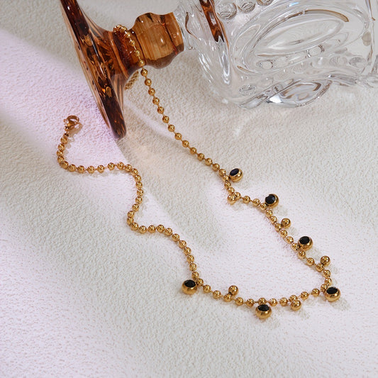 Black Magic Gold Necklace