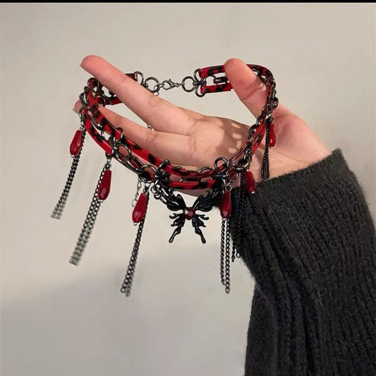 Brutally Beautiful Butterfly Necklace