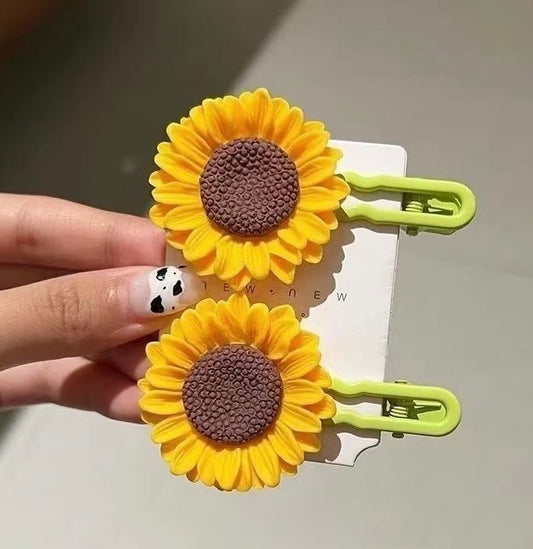 Little sunshine Sunflower Hair Clip (1pc)