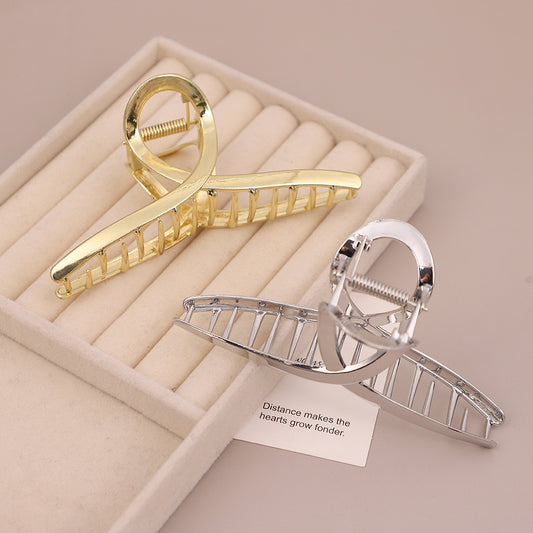 Metallic Grip Hair Claw